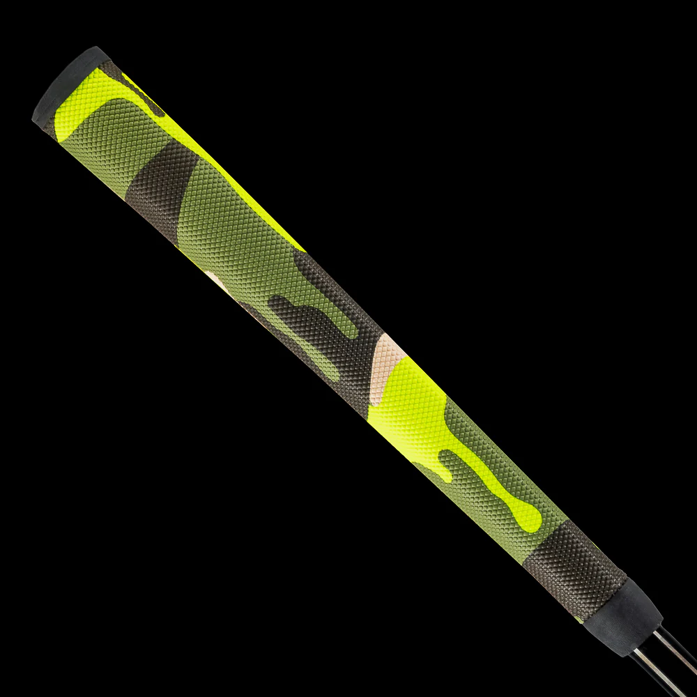 Camo Neon Green Drip Midsize Putter Grip - Image 3