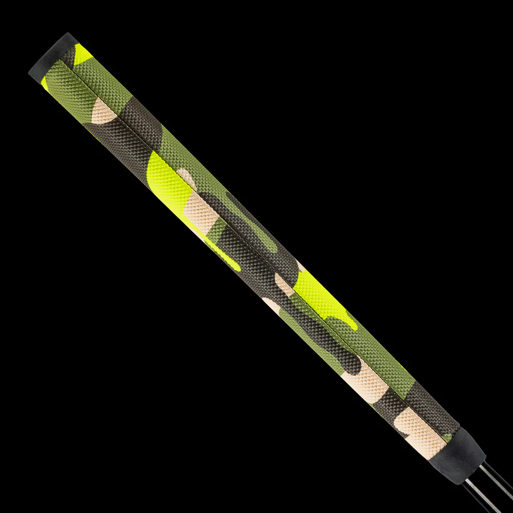 Camo Neon Green Drip Midsize Putter Grip - Image 4