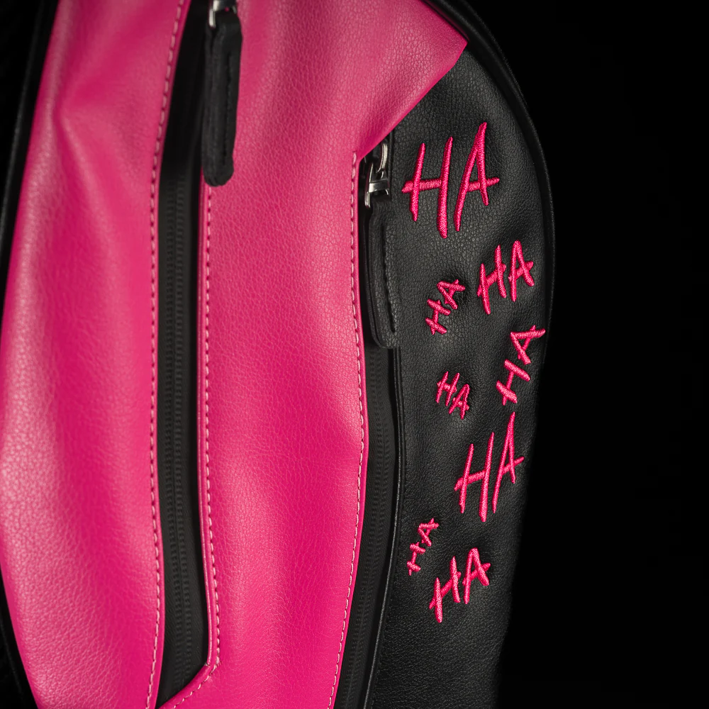 Defaced Skull Black Stand Bag - Image 5