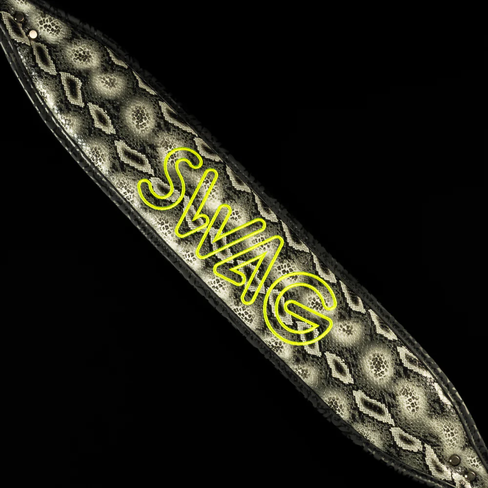 Faux Snakeskin Skulls Stand Bag - Image 6