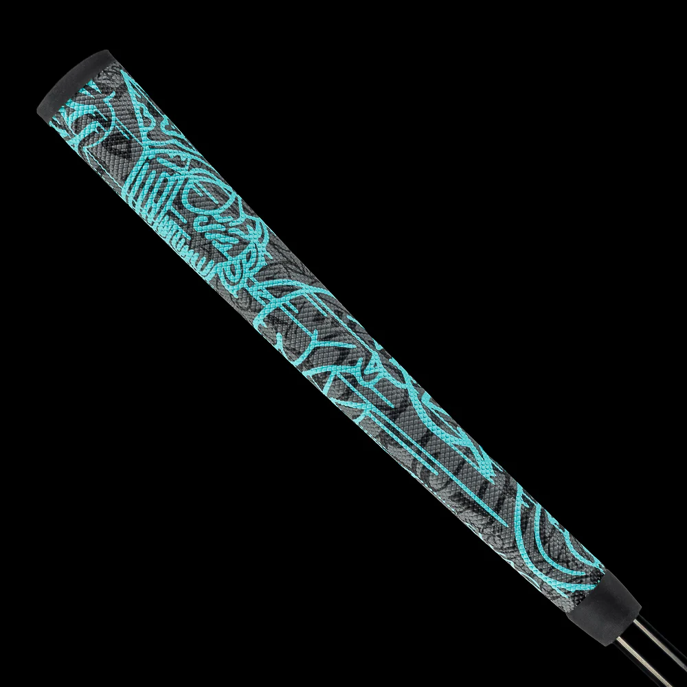 Fully Tagged Aqua Midsize Putter Grip - Image 3