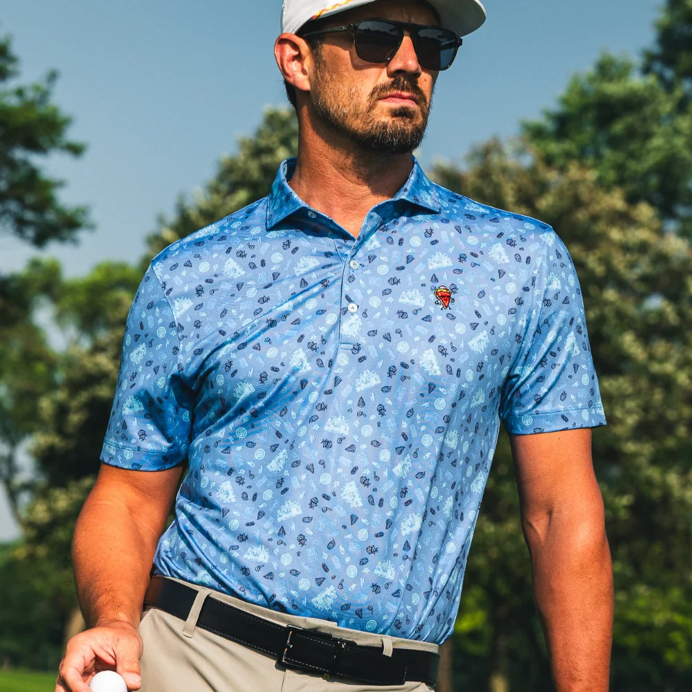 Johnnie-O Chicago Deep Dish Polo Shirt - Image 3