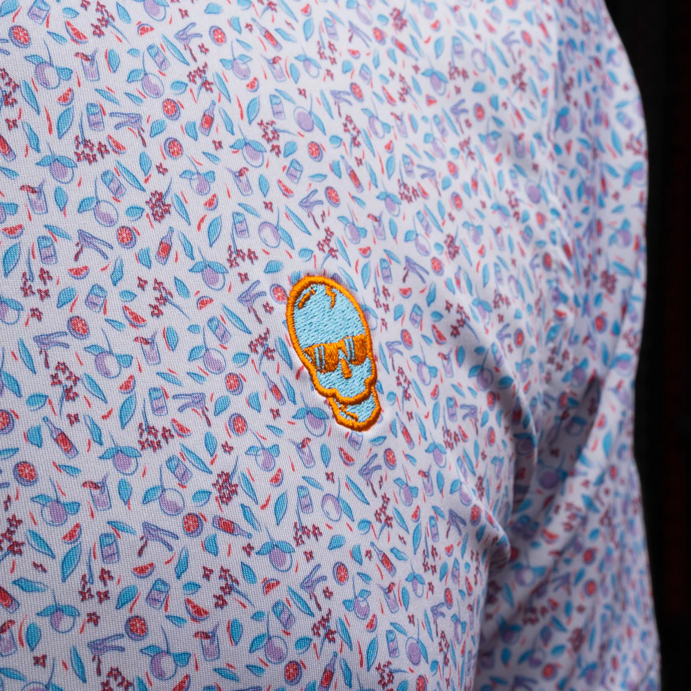 Peter Millar Orange Crush Polo Shirt - Image 2