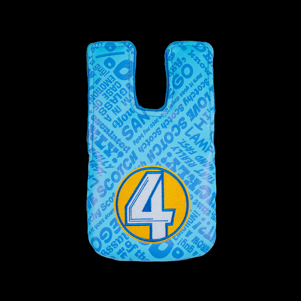 Rewind Golf Anchorman Channel 4 News Team Center Shaft Mallet Headcover - Image 3