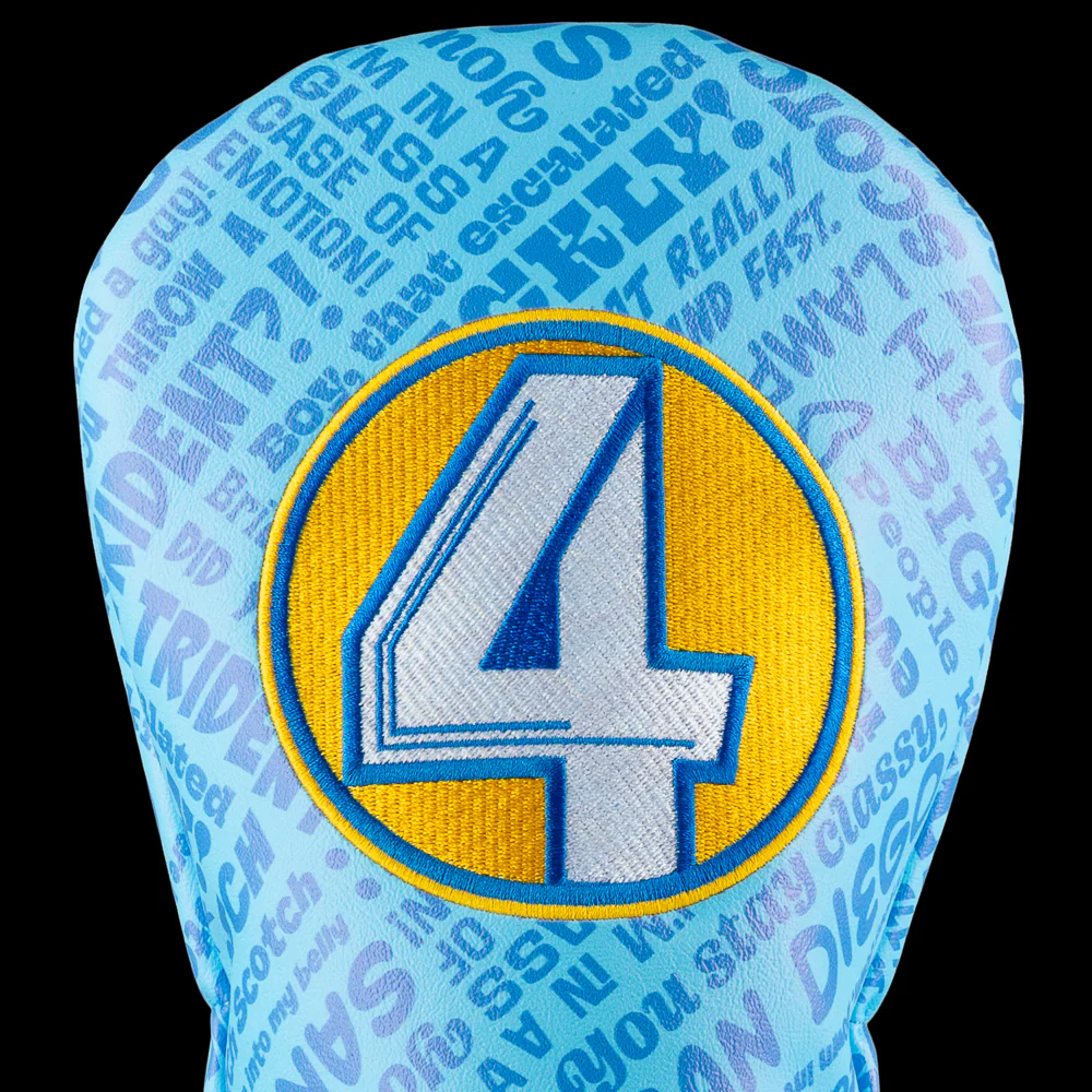 Rewind Golf Anchorman Channel 4 News Team Driver Headcover - Image 2