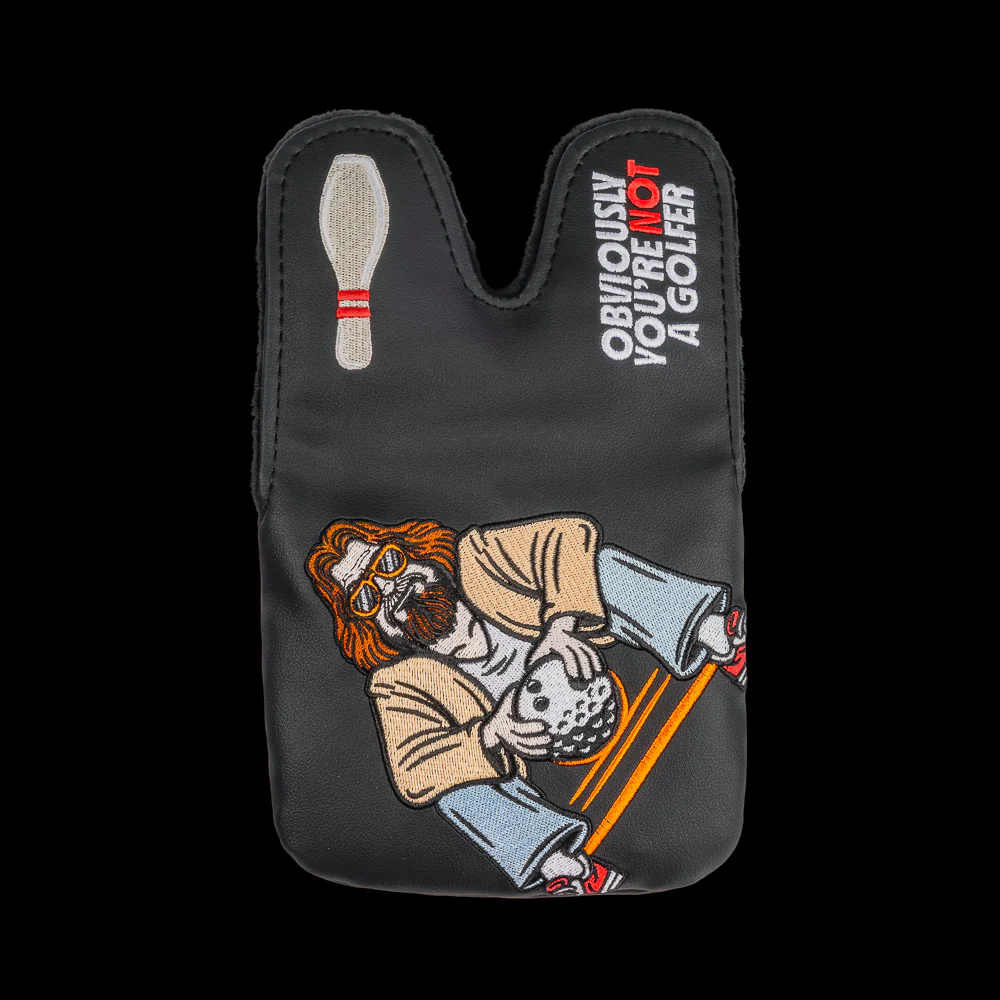 Rewind Golf Big Lebowski Obviously You're Not A Golfer Center Shaft XL Mallet Cover - Image 3