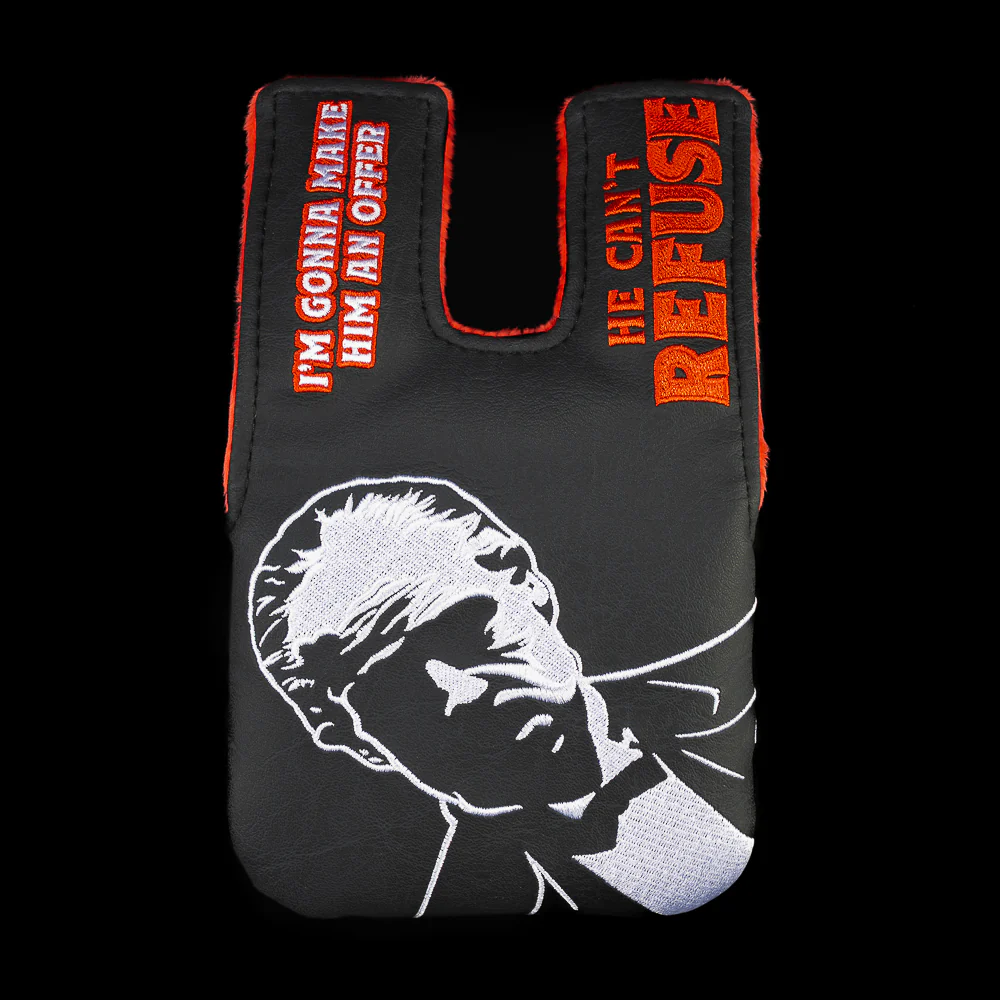 Rewind Golf Godfather He Can't Refuse Center Shaft Mallet Cover - Image 3