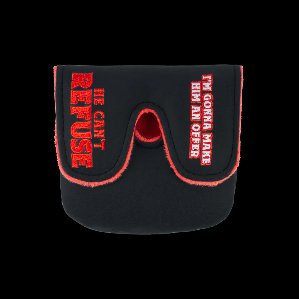 Rewind Golf Godfather He Can't Refuse Center Shaft XL Mallet Cover - Image 3