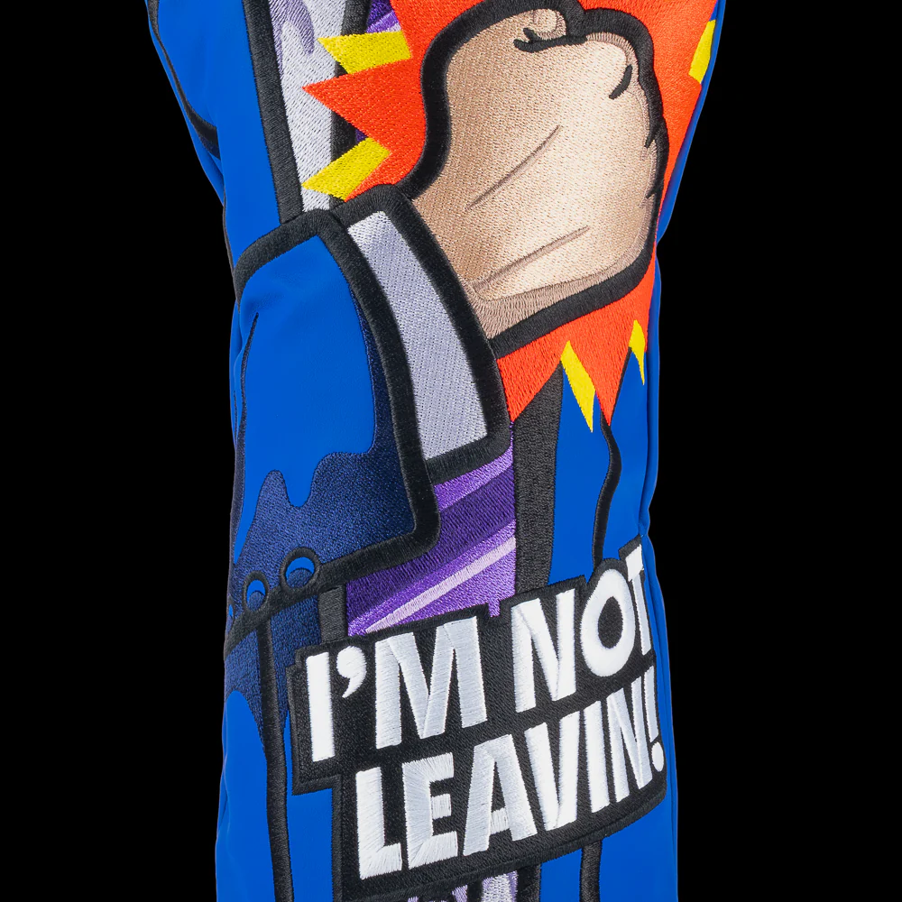 Rewind Golf Wolf of Wall Street I'm Not Leaving Driver Headcover - Image 2
