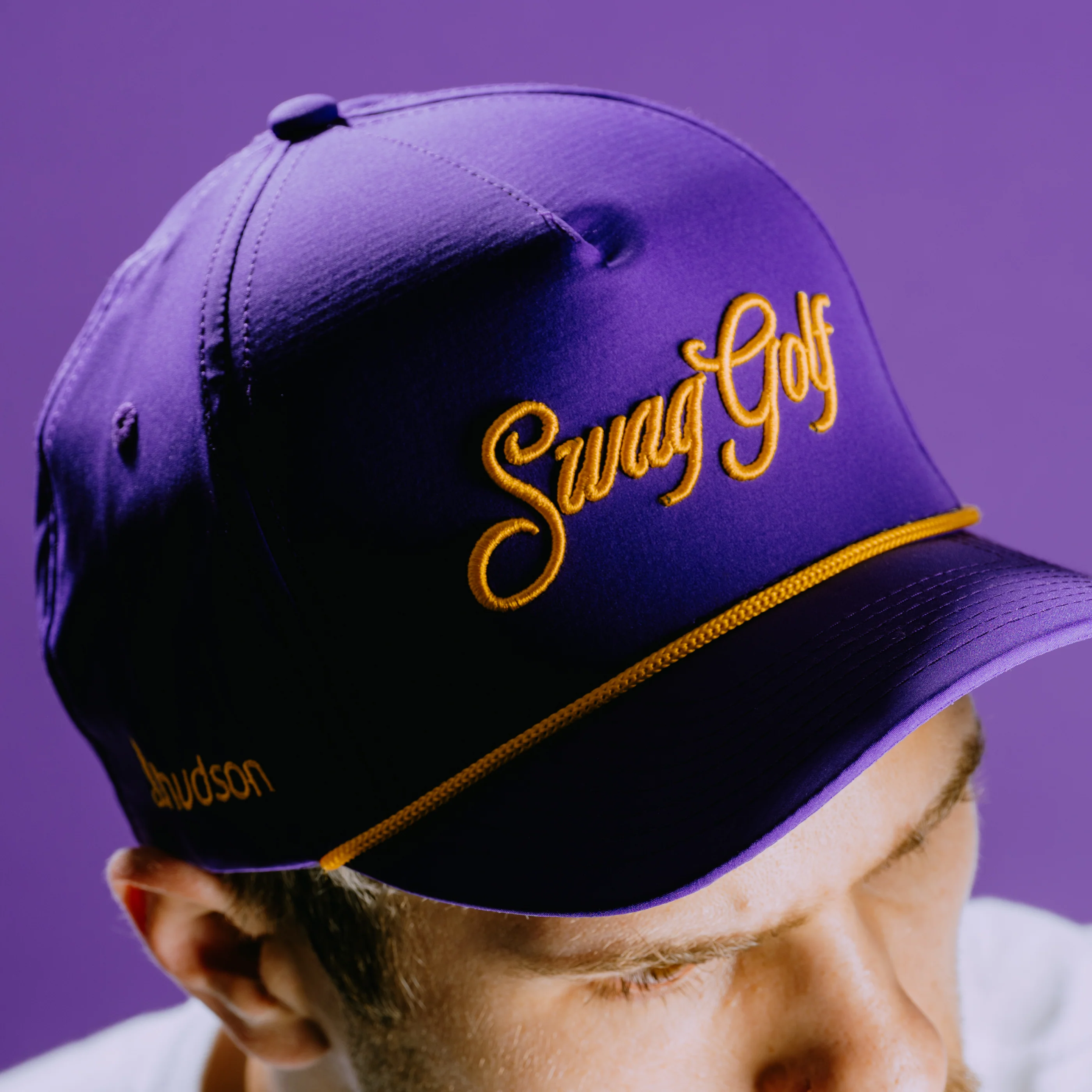 SWAG x d.hudson Crown Purple Hat - Image 4