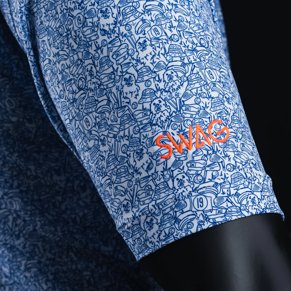 SwaggyShack 2.0 Orange Gopher Polo - Image 3