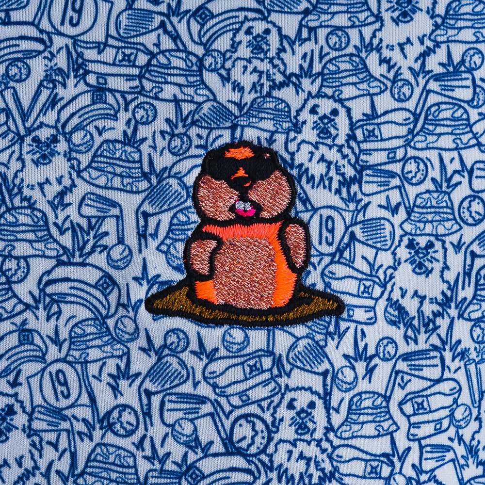 SwaggyShack 2.0 Orange Gopher Polo - Image 4