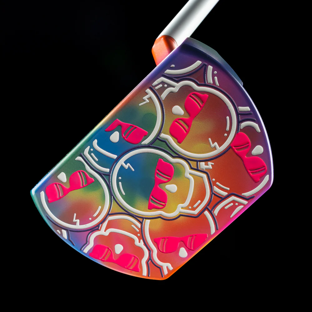 Tie-Dye Stacked Skulls The Boss Putter - Image 6