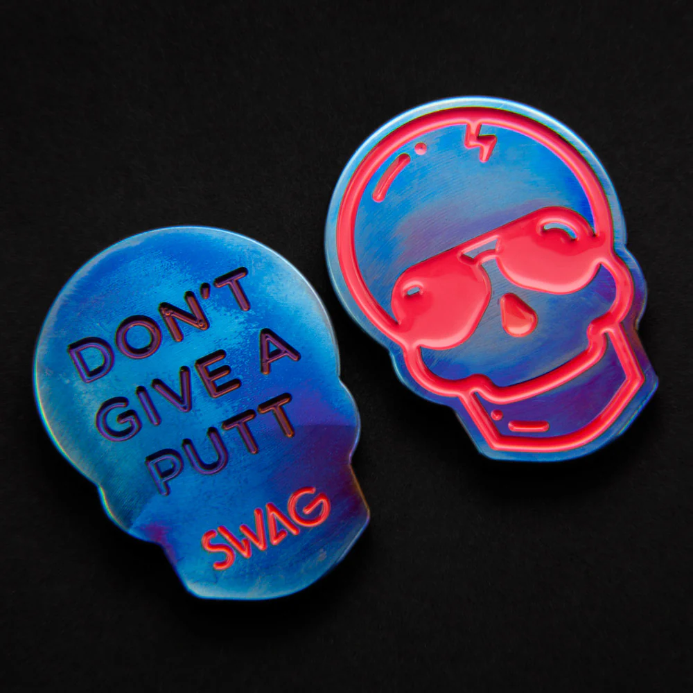 Hyper Blue Titanium Skull Marker - Image 2