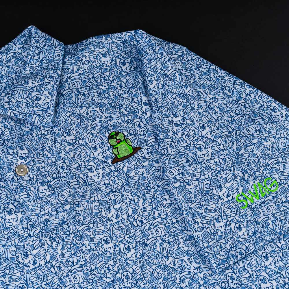 Youth SwaggyShack 2.0 Green Gopher Polo - Image 3